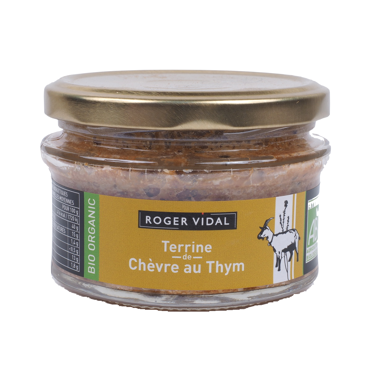 Organic goat cheese terrine with thyme Ekowarehouse