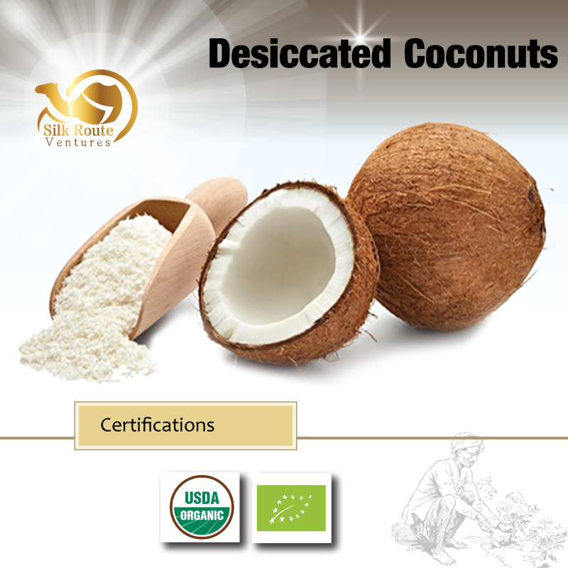 Organic Ceylon Desiccated Coconut Premium Quality for Europe Ekowarehouse