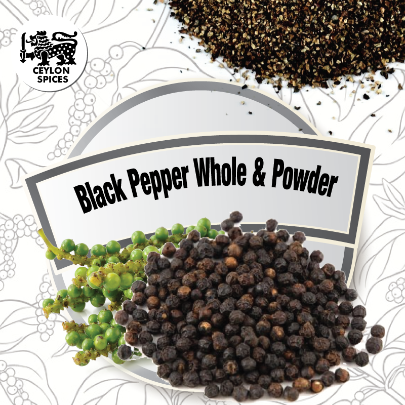 Organic Ceylon Black Pepper Sri Lanka Premium Quality Ekowarehouse