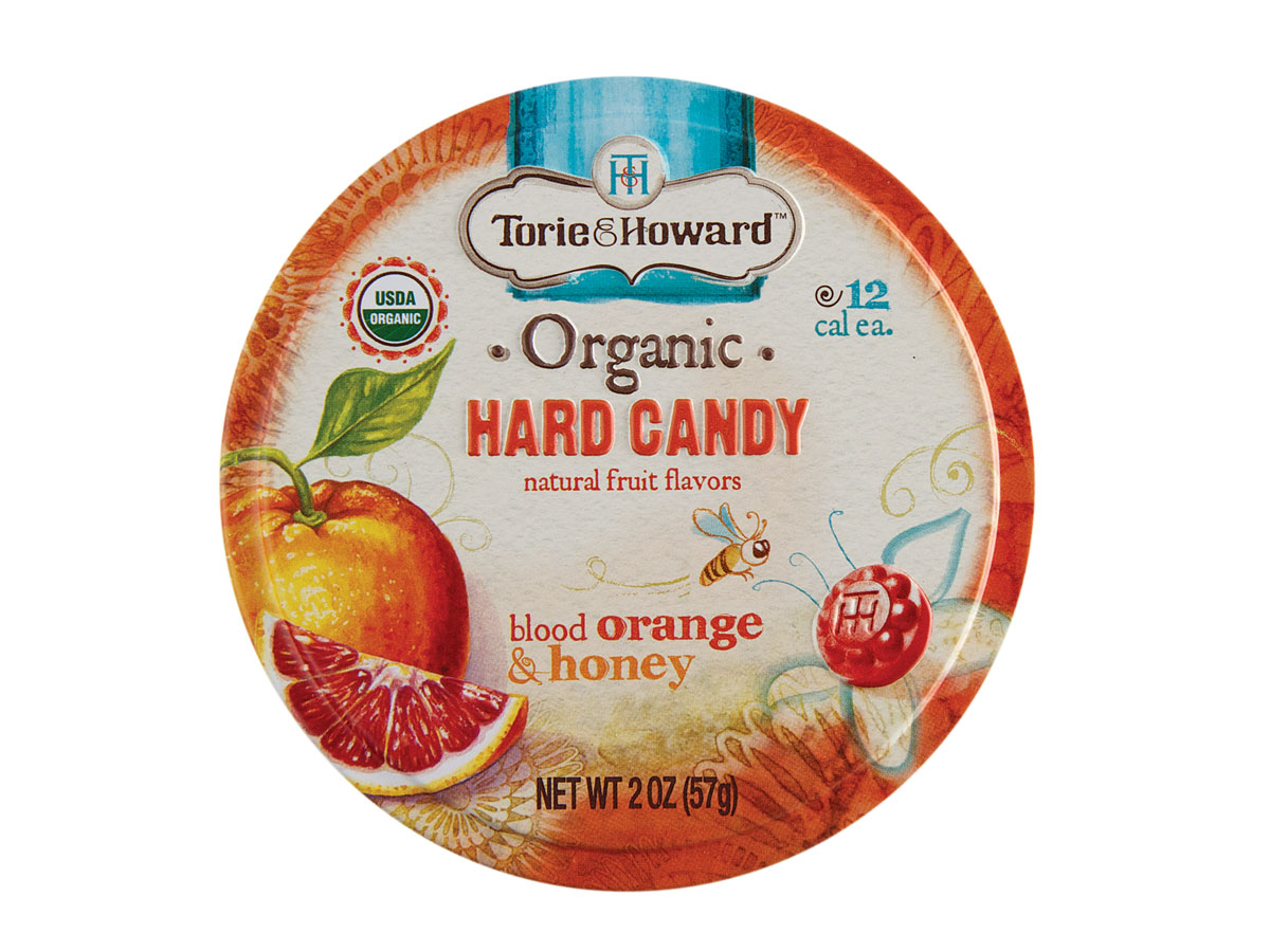 Blood Orange & Honey Organic Hard Candy 2 oz tin Ekowarehouse