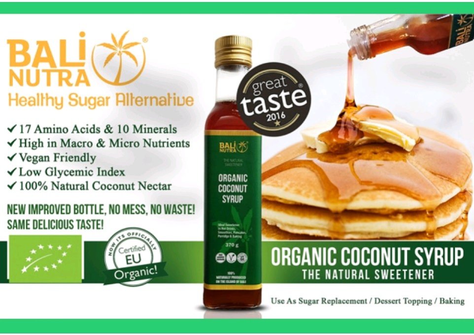 Organic Coconut Nectar / Syrup Ekowarehouse