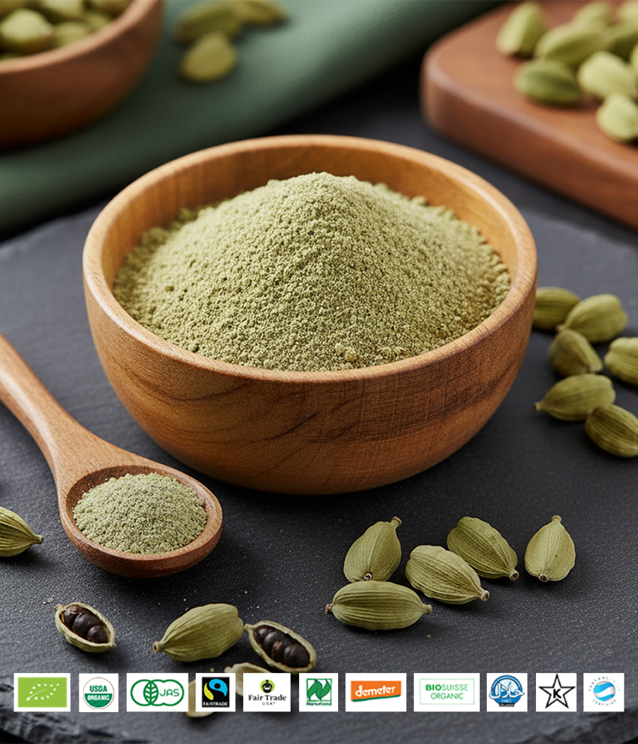 Organic Ceylon Cardamom Powder | Ekowarehouse