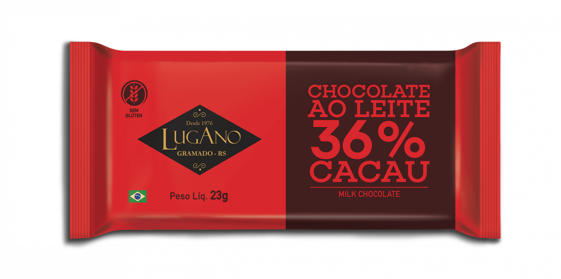 Lugano Milk Chocolate Bar Ekowarehouse