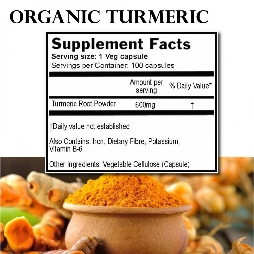 Organic Turmeric Capsules in Bulk for Wholesale Price from Sri Lanka