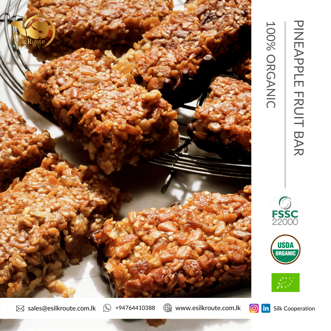 Organic Pineapple Fruit Bar Ekowarehouse