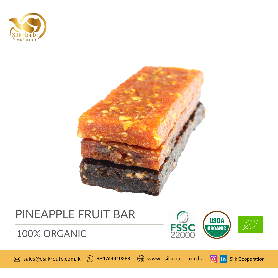 Organic Pineapple Fruit Bar Ekowarehouse