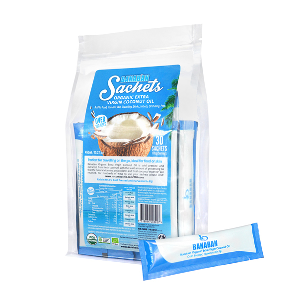 Banaban Organic Virgin Coconut Oil Sachets Ekowarehouse