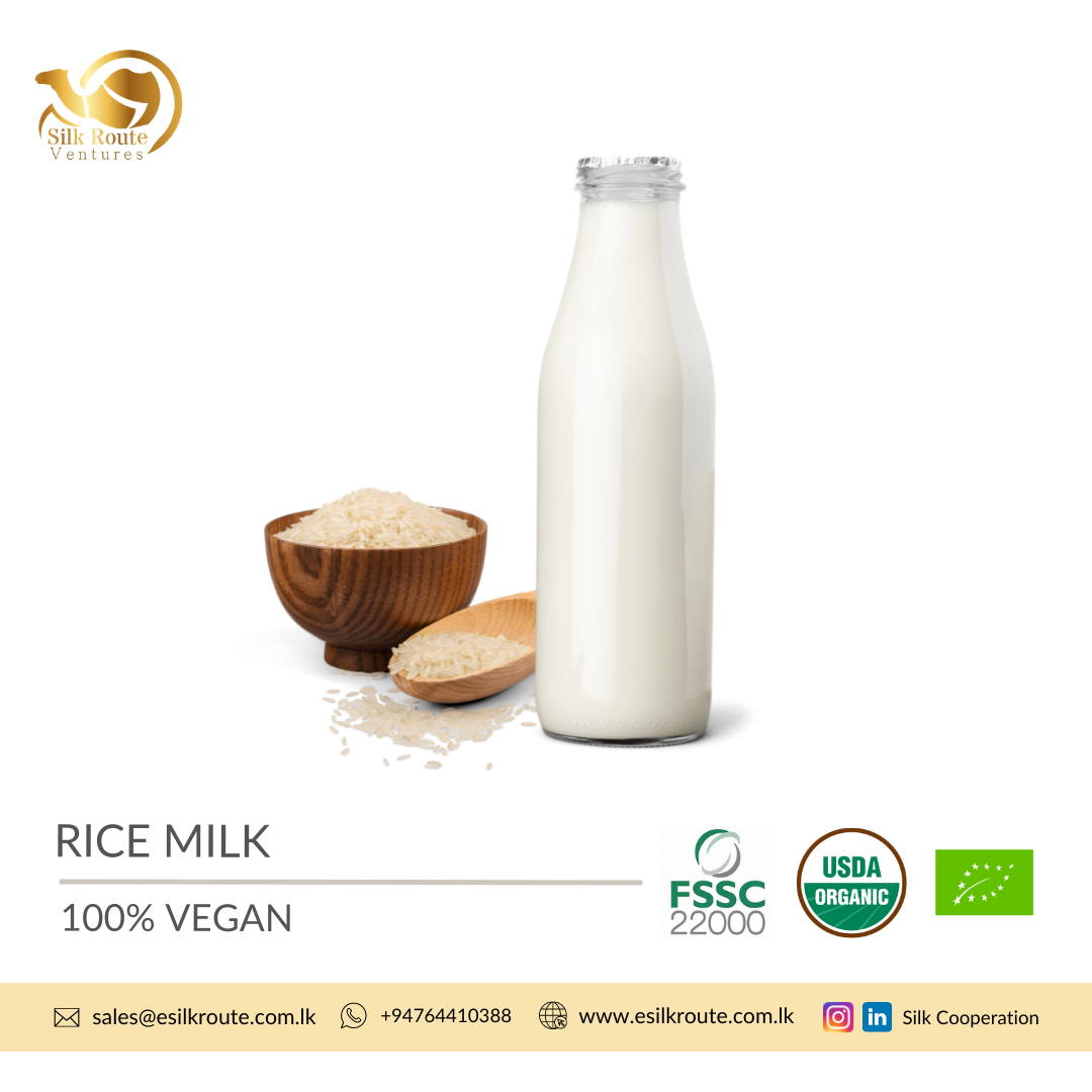 Finest Quality Vegan Rice Milk (Unflavored) from Sri Lanka | Ekowarehouse