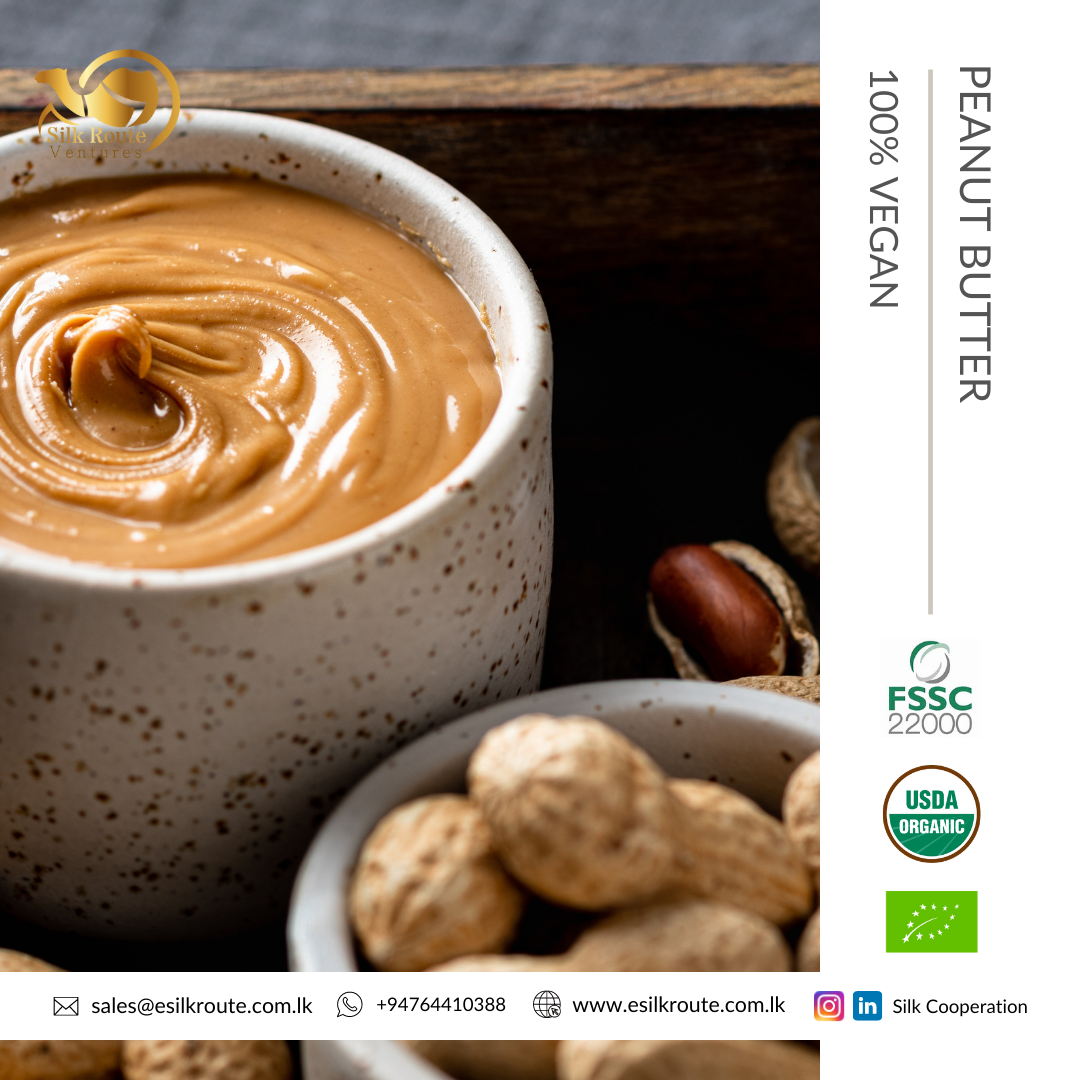 100 Vegan Peanut Butter from Sri Lanka Ekowarehouse