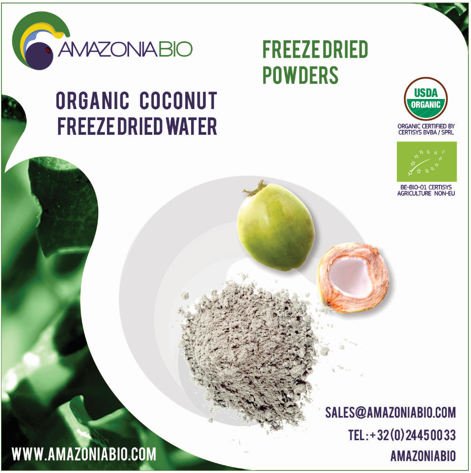 Organic Coconut FreezeDried Water Powder Ekowarehouse