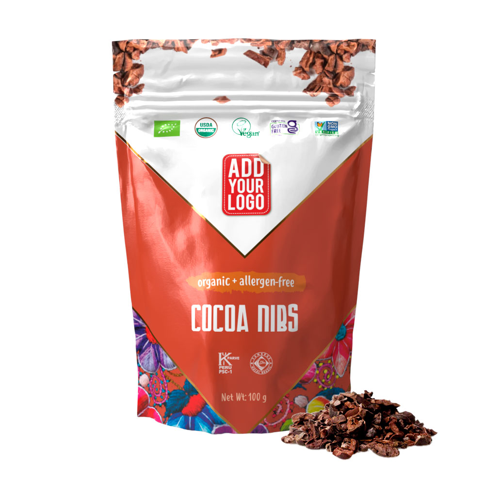 ORGANIC CACAO NIBS RAW Ekowarehouse