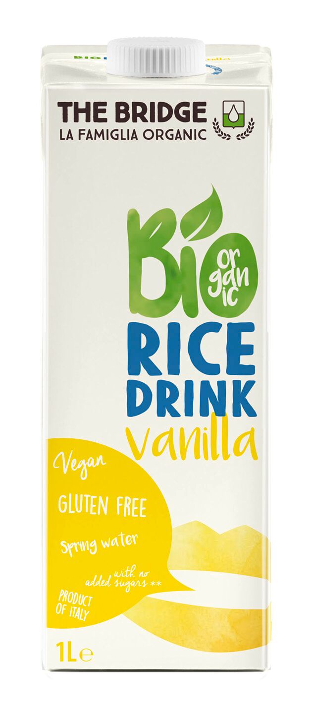 Organic Rice Milk Drink Vanilla Flavour (GlutenFree) Ekowarehouse