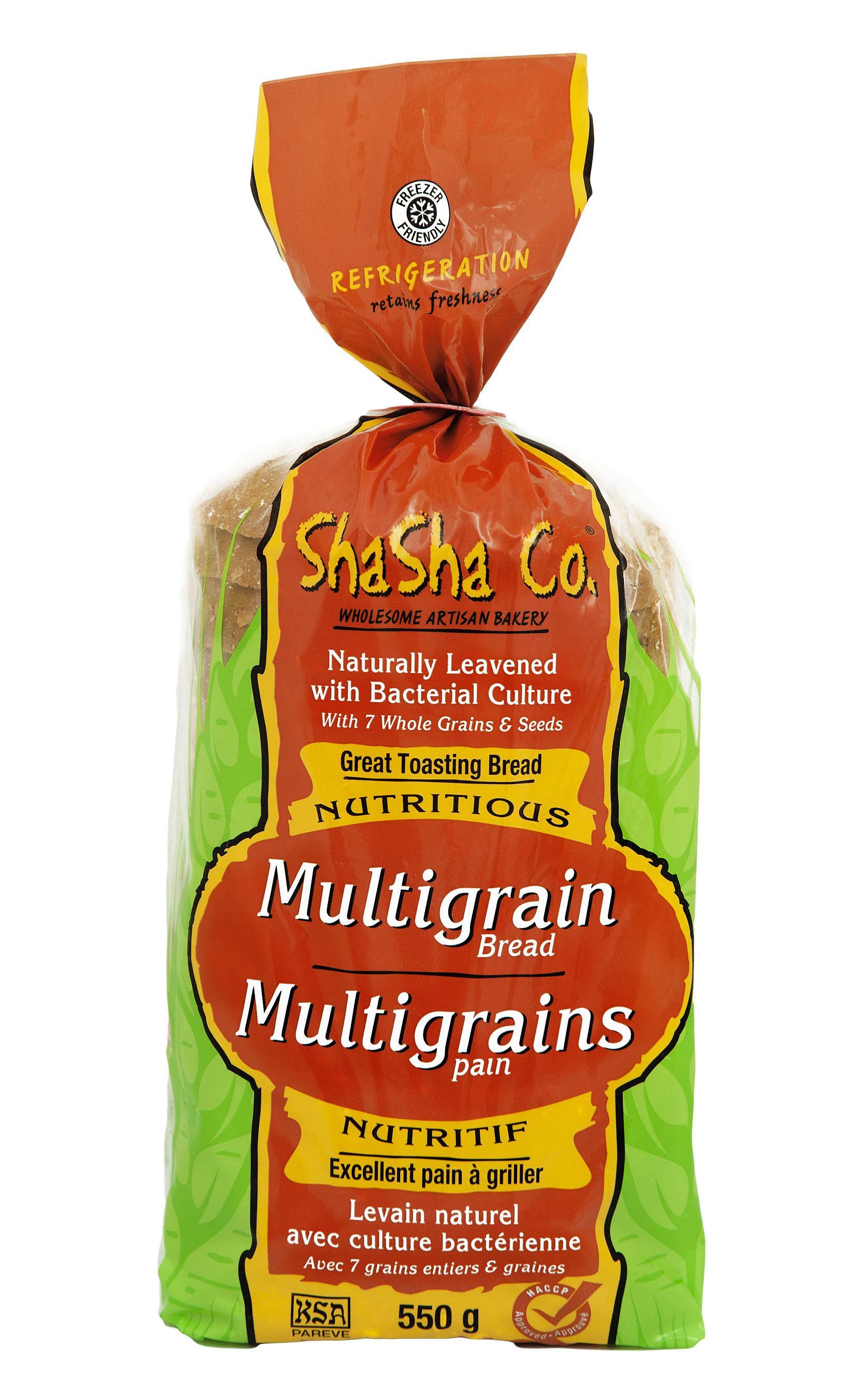 ShaSha Organic Multigrain Bread Ekowarehouse