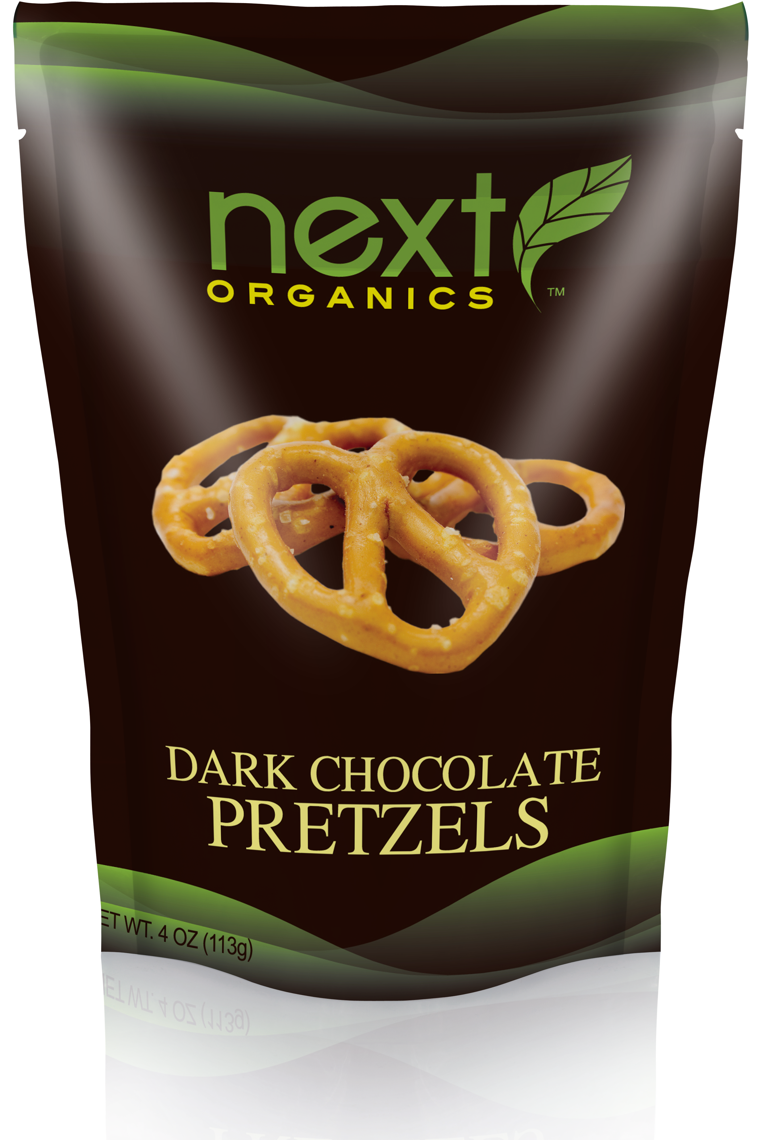 Next Organics Dark Chocolate Covered Pretzels Ekowarehouse