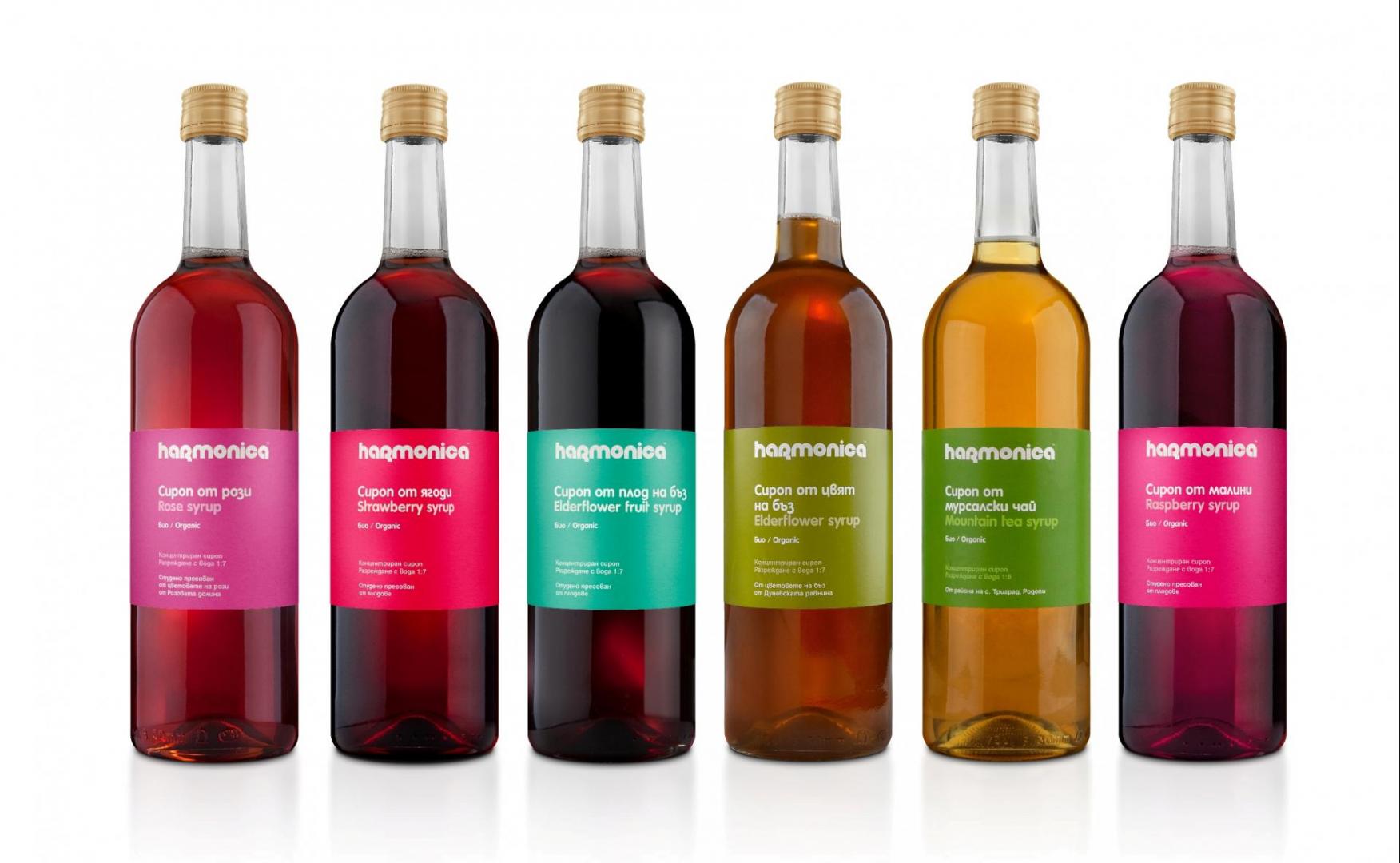 Organic Bulgarian rose cordial, syrup, 750mL Ekowarehouse