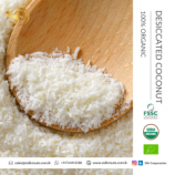 Organic Natural Medium Sized Desiccated Coconut at Lowest Price