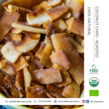 Healthy Organic Coconut Chips (Roasted) with Natural &amp; Toasted Flavor