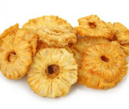 Dehydrated pineapple rings