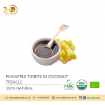 100% Natural Healthy Dessert - Pineapple Tidbits in Coconut Treacle