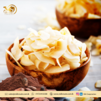 Superb Organic Cocoa Flavored Coconut Chips in Bulk