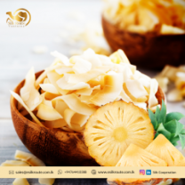 Superb Quality Organic Pineapple Flavored Coconut Chips in Bulk