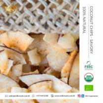 Premium Quality Healthy Organic Snack - Savory Coconut Chips