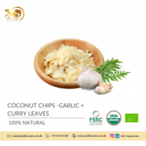 Premium Quality Coconut chips with Garlic and Curry leaves