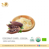 Premium Quality Organic Coconut Chips with Cocoa from Sri Lanka