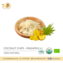 Premium Quality Organic Coconut Chips with Pineapple from Sri Lanka