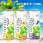 drinking organic coconut water
